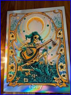 The Fools Song Poster By Zazz Corp Rainbow Foil SOLD OUT Low Edition