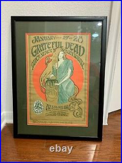 The Grateful Dead 1967 Avalon Ballroom Concert Poster Family Dog Mouse & Kelly