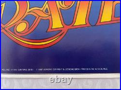 The Grateful Dead, 1985, Rare Authentic 1987 Poster