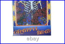 The Grateful Dead 1987 Roses and Skull Original Poster Rare 24X 36