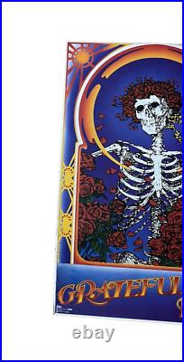 The Grateful Dead 1987 Roses and Skull Original Poster Rare 24X 36