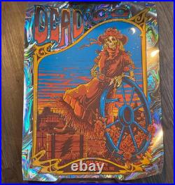 The Grateful Dead & Company Holo Foil Las Vegas Sphere Poster Authentic Signed