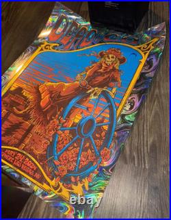 The Grateful Dead & Company Holo Foil Las Vegas Sphere Poster Authentic Signed
