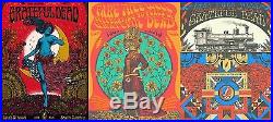 The Grateful Dead FARE THEE WELL 50th Annv 3 CONCERT POSTER SET Dead And Company