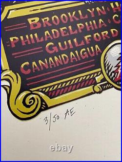 The Grateful Dead FURTHUR 2013 Summer Tour Poster #3/50 AJ Masthay Bob Weir
