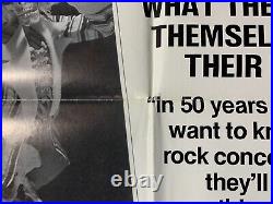 The Grateful Dead Film Original Concert 27x41 Movie Poster 1977 Rare
