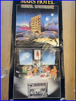 The Grateful Dead Mars Hotel Poster Signed by Kelley Original Promo 51x23 RARE