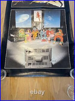 The Grateful Dead Mars Hotel Poster Signed by Kelley Original Promo 51x23 RARE