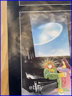 The Grateful Dead Mars Hotel Poster Signed by Kelley Original Promo 51x23 RARE