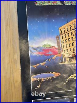 The Grateful Dead Mars Hotel Poster Signed by Kelley Original Promo 51x23 RARE