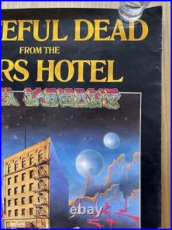 The Grateful Dead Mars Hotel Poster Signed by Kelley Original Promo 51x23 RARE