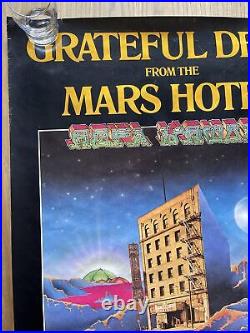 The Grateful Dead Mars Hotel Poster Signed by Kelley Original Promo 51x23 RARE