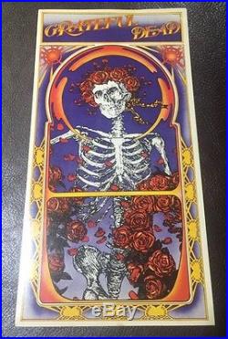 The Grateful Dead Poster Handbill Flyer Card Postcard Vintage Skeleton Roses