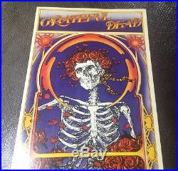 The Grateful Dead Poster Handbill Flyer Card Postcard Vintage Skeleton Roses