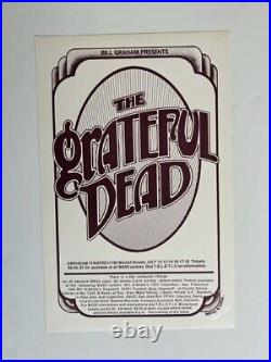 The Grateful Dead Tuten Signed Original Concert Poster