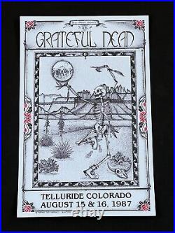 The Highest Grateful Dead Show Ever Telluride Colorado Original Concert Poster