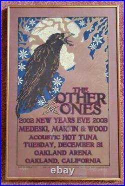 The Other Ones Framed Poster #307 of 850 Signed Gary Houston 12/31/2002 Oakland