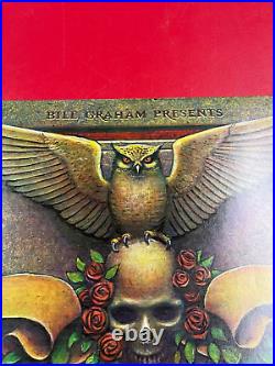 The Who & The Grateful Dead At Oakland Stadium 1976 Bill Graham Poster Nice