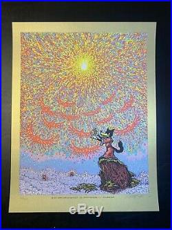 The Wolf's Symphony Art print poster Marq Spusta Rare Gold Ed mint Grateful Dead