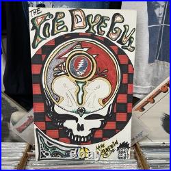 Tie Dye Guy 1991 Grateful Dead Hand Drawn Poster 11x17 RR0-Y6 VP / B5B
