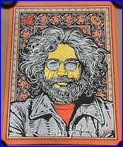 Todd Slater Jerry Garcia Standing On The Moon Touch of Grey Variant Poster