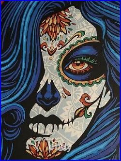 Todd Slater Mexicali Blues SIGNED, NUM x/125 15x24 Screen Print Grateful Dead