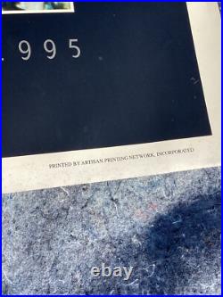 Tribute To Jerry Garcia San Francisco 8/13/95 Poster 32.5x25.5in RARE