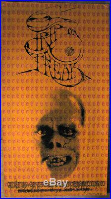 Trip Or Freak Original First Printing Poster Aor 2.183 Grateful Dead Rare