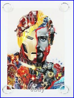 Tristan Eaton Marvel Avengers Fine Art Silver Foil Prints SET of 6 Posters #/100