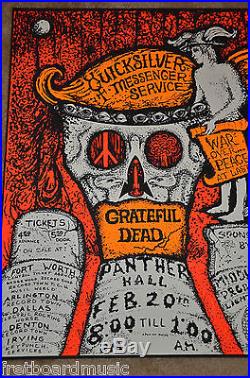 UBER RARE! 1970 Grateful Dead Panther Hall Poster EXC. Feb 20, 1970