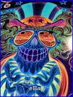 US Blues (PSYCHO SAM VARIANT) Grateful Dead Poster by AJ Masthay AP Print