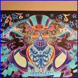 US Blues PSYCHO SAM VARIANT by AJ Masthay Limited to 250 Grateful Dead Giclee