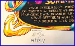 VERY RARE Dead & Company 2023 Final Tour V2 Poster-AE S/N 35/350 AJ Masthay