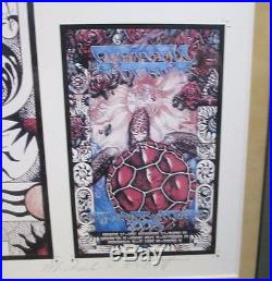 Vintage Grateful Dead Summer Tour 1995 Framed Concert Poster Signed & Numbers