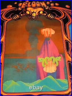 VTG 1968 Bill Graham Presents Fillmore West Lithograph The Who Grateful Dead