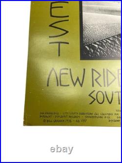 VTG 1970 Grateful Dead Fillmore West Poster Bill Graham Psychedelic BG 237