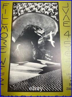 VTG 1970 Grateful Dead Fillmore West Poster Bill Graham Psychedelic BG 237