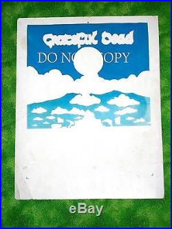 VTG 1970 Grateful Dead Tour Concert Poster Psychedelic Art MIT Armory Event