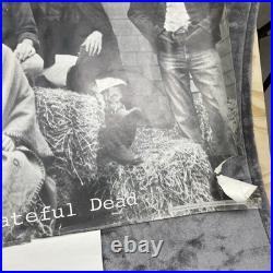 VTG 70s Grateful Dead Barn Hay Bales Blues For Allah Poster Lot Personality 561