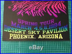 VTG Grateful Dead Jerry Garcia Spring Tour 1994 Desert Sky Pavilion AZ poster