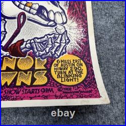 VTG Grateful Dead Manor Downs 1982 ORIGINAL Micael Priest AOR 4.159 Poster- RARE