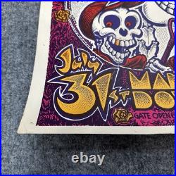 VTG Grateful Dead Manor Downs 1982 ORIGINAL Micael Priest AOR 4.159 Poster- RARE