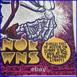VTG Grateful Dead Manor Downs 1982 ORIGINAL Micael Priest AOR 4.159 Poster- RARE