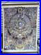 VTG Huge Grateful Dead Collage Poster Maureen Callahan 38x53 Wood Scroll Mounted