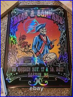 Very Rare dead and company 2017 Tour Poster Boston Show 349/850