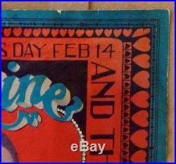 Vg Carousel Grateful Dead Mouse Valentine Fillmore Family Dog Era Poster