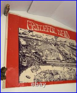 Vintage 100 Grateful Dead Songs Poster 1981 Relix Magazine Gary Krugman Rare