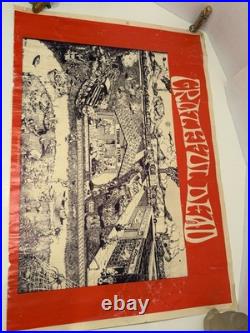 Vintage 100 Grateful Dead Songs Poster 1981 Relix Magazine Gary Krugman Rare