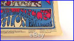 Vintage 1966 Grateful Dead Family Dog Avalon Ballroom Poster 14 x 20 Second