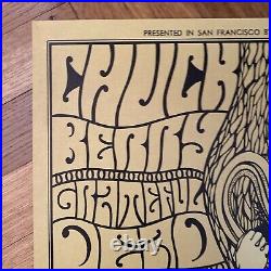 Vintage 1967 Grateful Dead Chuck Berry Fillmore BG 55 Poster Original Wes Wilson